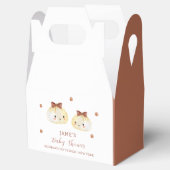 可愛い男女兼用団子の赤ちゃんシャワー フェイバーボックス (オープン)