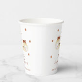 可愛い男女兼用団子の赤ちゃんシャワー 紙コップ (右)