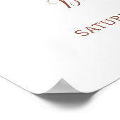 可愛い男女兼用団子ベビーシャワーへようこそ ポスター (角)