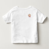 可愛い男子用の着心地の悪いティー トドラーTシャツ (裏面)