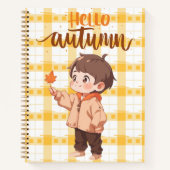 可愛い男🥨🍁 ノートブック (正面)