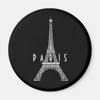 可愛い白フランスパリエッフェル塔 マグネット