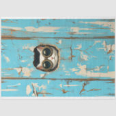 可愛い白猫キッテン隠し覗きAQ4デコパージュ 薄葉紙 (正面)