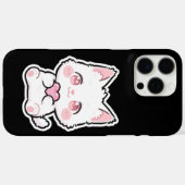 可愛い白猫 Case-Mate iPhoneケース (裏面 (横))