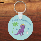 可愛い白頭竜目 キーホルダー (正面)