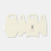 可愛い白黒のハスキー犬 フェイバーボックス (折り畳みなし)