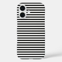 可愛い白黒の水平ストライプモダン