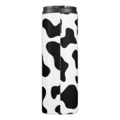 可愛い白黒の農場の乳牛のプリント タンブラー (裏面)