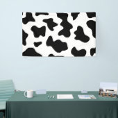 可愛い白黒の農場の乳牛のプリント 横断幕 (トレードショー)