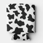 可愛い白黒の農場の乳牛のプリント 缶クーラー (裏面)