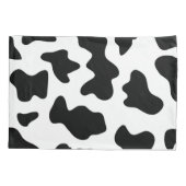 可愛い白黒の飼育動物の牛プリント 枕カバー (裏面-左)