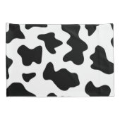 可愛い白黒の飼育動物の牛プリント 枕カバー (裏面-右)