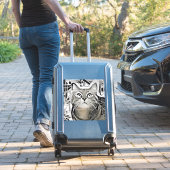 可愛い白黒キャットノートパソコンスキンシール シール (スーツケースインサイチュ)