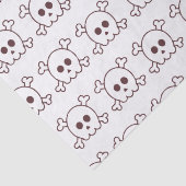 可愛い白黒スカルハロウィーン 薄葉紙 (詳細)