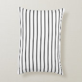 可愛い白黒ストライプ アクセントクッション (裏面(縦))