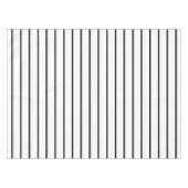 可愛い白黒ストライプ テーブルクロス (正面(横))