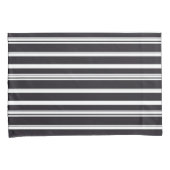 可愛い白黒ストライプ 枕カバー (正面右)