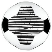 可愛い白黒ツリーパターンのマウスパッドドラムスティック サッカーボール (回転)