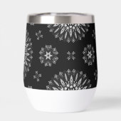 可愛い白黒ドットアートパターン (背面)