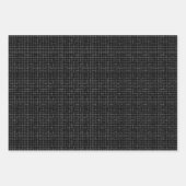 可愛い白黒マウスラットスイスチーズ ラッピングペーパーシート (正面2)