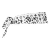 可愛い白黒唐草模様 タイヘッドバンド (回転270)
