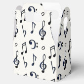 可愛い白黒愛好家タイルパーティー フェイバーボックス (オープン)