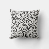 可愛い白黒柄 クッション (裏面)