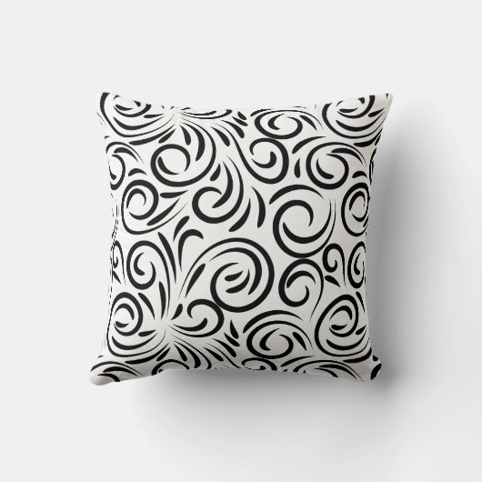 可愛い白黒柄 クッション (裏面)