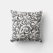 可愛い白黒柄 クッション (正面)