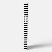 可愛い白黒横ストライプ線モダンスタイリッシュ Case-Mate iPhoneケース (裏面 / 右)