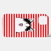 可愛い白黒猫が笑う Case-Mate iPhoneケース (裏面 (横))