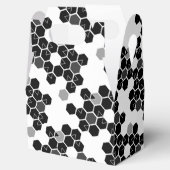 可愛い白黒16進データパターン フェイバーボックス (オープン)