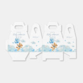 可愛い真珠の待ちブルーボーイベビーシャワー フェイバーボックス (折り畳みなし)