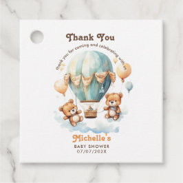 可愛い真珠の待ち双子ベイビーシャワーありがとう フェイバータグ