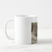 可愛い眠い怠け者のピットブル コーヒーマグカップ (左)