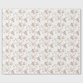 可愛い眠るコアラ男女兼用クリスマス ラッピングペーパー (フラット)