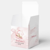 可愛い眠るテディベア雲9ピンクの女の子 フェイバーボックス (オープン)