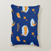 可愛い眠る猫の雲に甘い夢 アクセントクッション (裏面(縦))