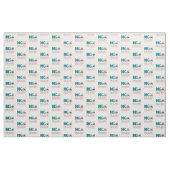 可愛い眠る白斑犬を持つ犬の母 ファブリック (ヤード)