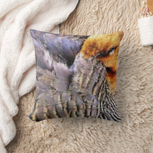 可愛い眠る鴨 クッション (ブランケット)