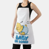可愛い睡眠ベビーシック'ベビーオンボード'車のサイン エプロン (インサイチュ)