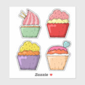 可愛い砂漠セット4ノートパソコンシール シール (シート)