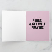 可愛い祈りの言葉猫ビッグカードを手に入れる カード (内部)