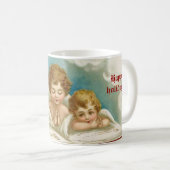 可愛い祈天使が三匹 コーヒーマグカップ (正面右)