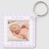 可愛い祖父母の日パープル最高のグランEver Photo キーホルダー (裏面)