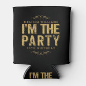 可愛い私はパーティーモダンハッピー50誕生日 缶クーラー (正面)