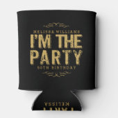 可愛い私はパーティーモダンハッピー50誕生日 缶クーラー (裏面)