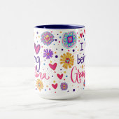 可愛い私は祖母のインスピリチュアコーヒーマグ大好き マグカップ (中央)