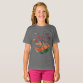可愛い秋のかわいい秋/傘 Tシャツ (正面フル)