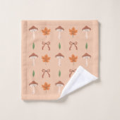 可愛い秋の弓型風呂タオルセット バスタオルセット (ウォッシュタオル)